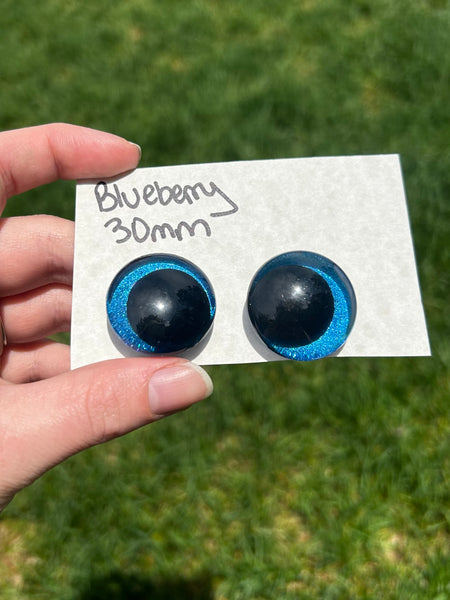 30 mm Resin Sinker Eye - Blueberry