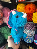 Transceratops Crochet Plushie