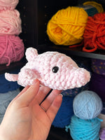 Pink River Dolphin Crochet Plushie