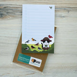 Bird-Watcher Cat Checklist Notepad