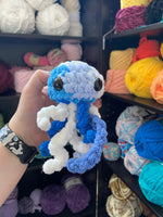 Jellyfish Crochet Plushie - Blue and White