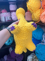 Non Binosaur | Non Binary Brontosaurus Crochet Plushie