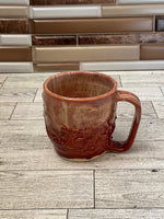 8 oz Red Flux Drippy Ceramic Mug