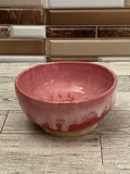 10 oz Raspberry Mist Flux Ceramic Bowl