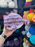 Whale Crochet Plushie - Purple Tie-dye