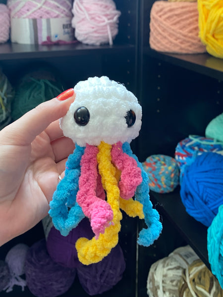 LGBTQ Jellyfish Crochet Plushie