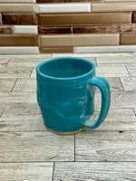 9 oz Blue Drippy Ceramic Mug