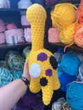 Non Binosaur | Non Binary Brontosaurus Crochet Plushie