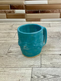 9 oz Blue Drippy Ceramic Mug