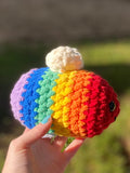 LGBTQ Bee Crochet Plushie