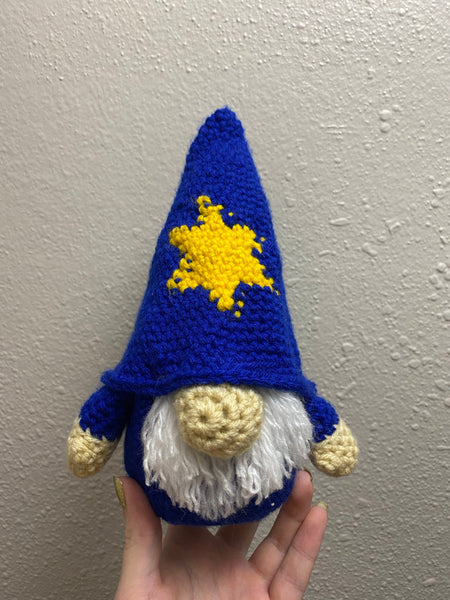 David's Star Gnome Crochet Plushie