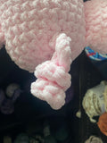 Sleeping Pig Crochet Plushie