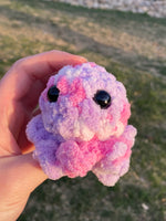 Pocket Octopus - Pink/Purple Tie Dye