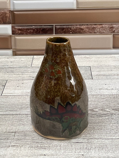 Dinosaur Vase