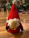 Santa Clause Crochet Gnome