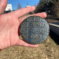 Circle Ceramic Ornament