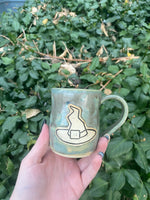 8 oz Witch Hat 22K Gold Luster Mug