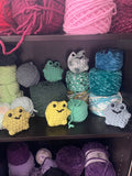 Pocket Frog Crochet Plushie - MYSTERY