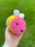 LGBTQ Bee Crochet Plushie