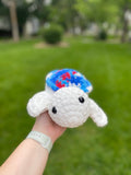 Turtle Crochet Plushie - 4th of July