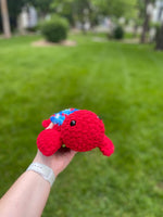 Turtle Crochet Plushie - 4th of July