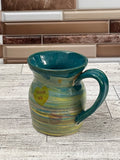 8 oz Blue Marbled Conversation Heart Mug