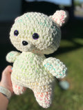 Chibi Bear - White/Rainbow