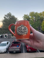 9 oz Pumpkin 22K Gold Luster Mug