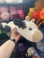 Sleeping Cow Crochet Plushie