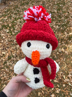 Snowman Crochet Plushie