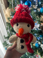 Snowman Crochet Plushie