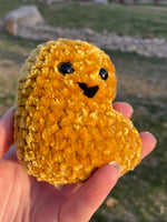 Chicken Nugget Crochet Plushie - Velvet