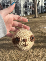 Sloth Crochet Keychain