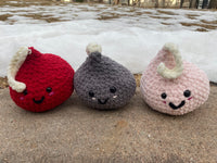 Hershey Kiss Crochet Plushie - Red