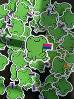 LGBTQ Frog Sticker