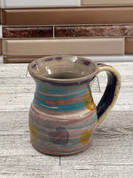 6 oz Pink and Blue Marble Conversation Heart Mug