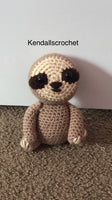 PATTERN ONLY | Seth the Sloth Crochet Pattern | Advanced Beginner Pattern