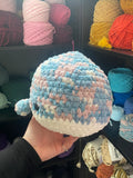 Whale Crochet Plushie - Subtle Transgender Flag