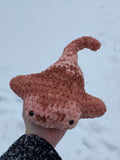 Stingray Crochet Plushie - Orange Tie-Dye