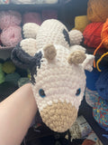 Sleeping Cow Crochet Plushie