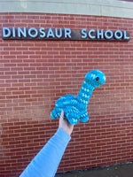 Brontosaurus Crochet Plushie - Stormy Ocean