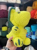 Green Triceratops Crochet Plushie