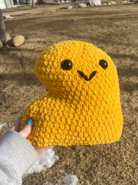 Jumbo Chicken Nugget Crochet Plushie