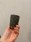 4.5 oz Blue Grey Carved Cup