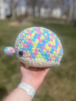 Whale Crochet Plushie - Confetti