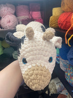 Sleeping Cow Crochet Plushie