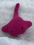 Stingray Crochet Plushie - Pink