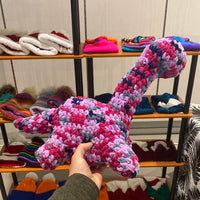 Brontosaurus Crochet Plushie - Tourmaline