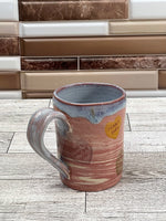 6 oz Pink and White Marbled Conversation Heart Mug