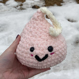 Hershey Kiss Crochet Plushie - Pink